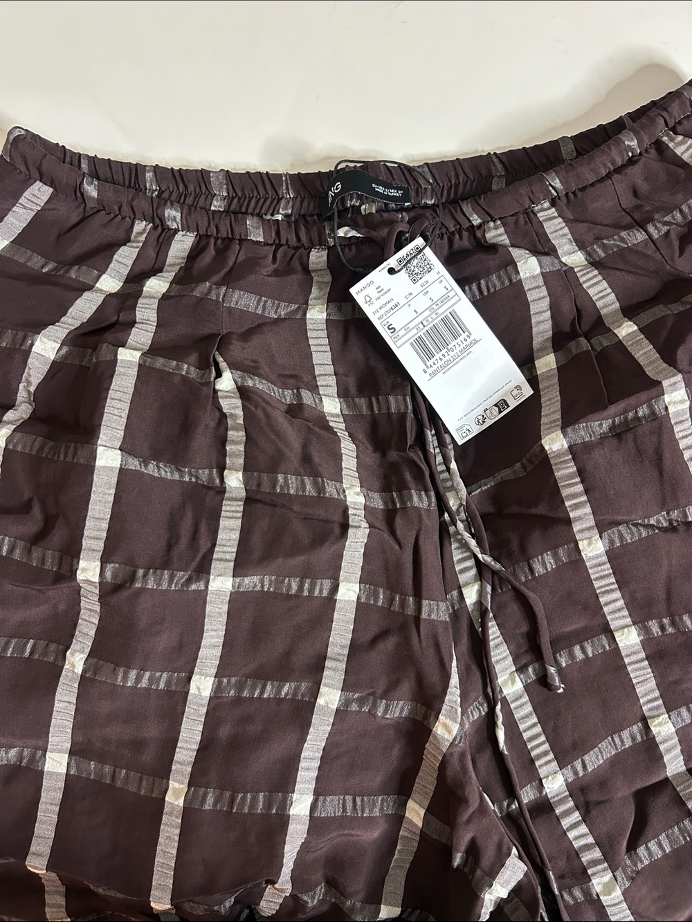 NWT (size small) MANGO MID-RISE BAGGY PANTS - Picture 8 of 12